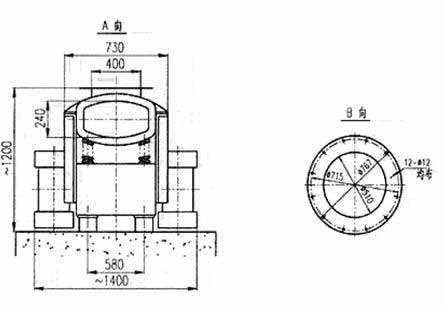 SZF型慣性振動熱料輸送機外形尺寸